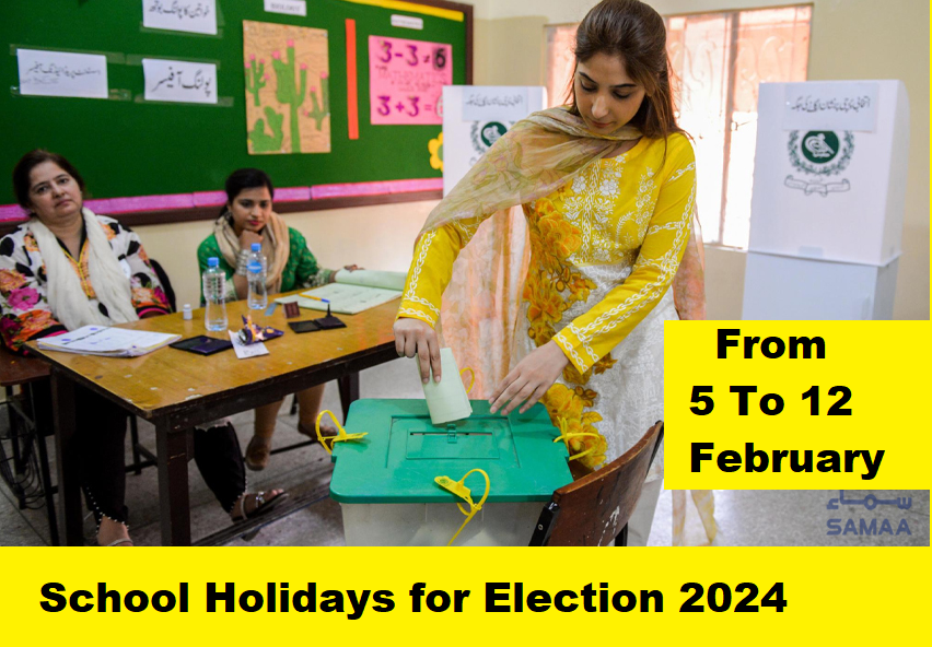 School Holidays for Election 2024 Announced Today