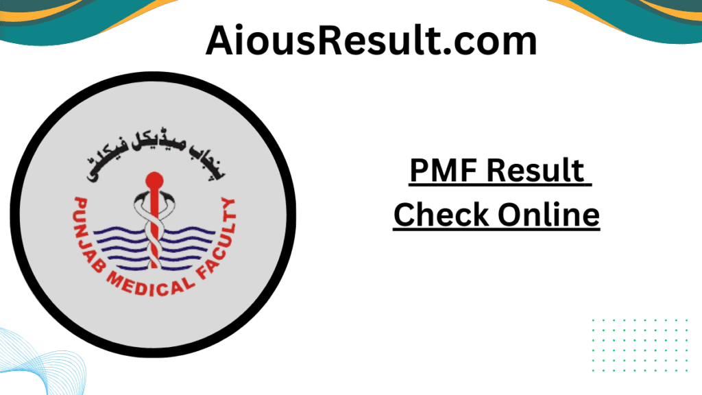 PMF Result Check Online