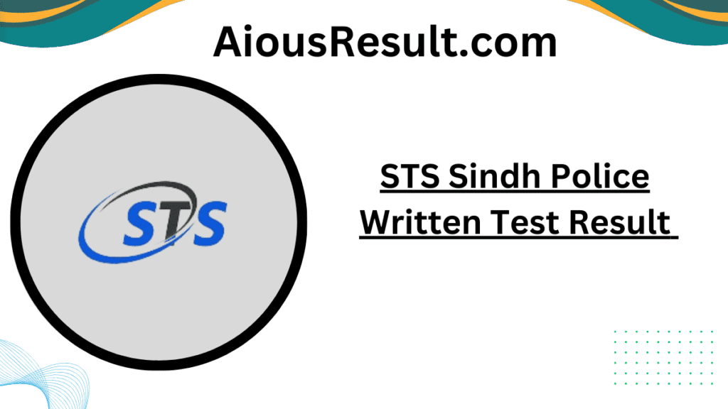 STS Sindh Police Written Test Result 
